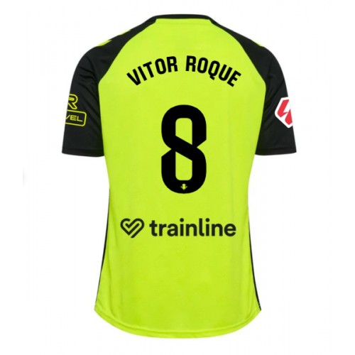 Fotbalové Dres Real Betis Vitor Roque #8 Venkovní 2024-25 Krátký Rukáv